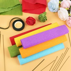 CCINEE 6 Colors Crepe Paper Rolls Rainbow