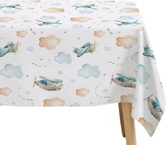 Airplane Party Decorations Tablecloth for Baby Shower Birthday – Disposable