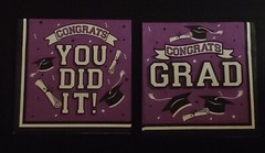 FREE Purple Congratulations Graduation Party Paper Any Year for 50 Total 202