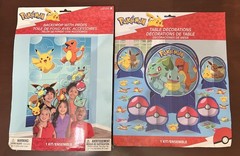 Pokemon Party Decorations Photo Backdrop with Props Table Decorations New