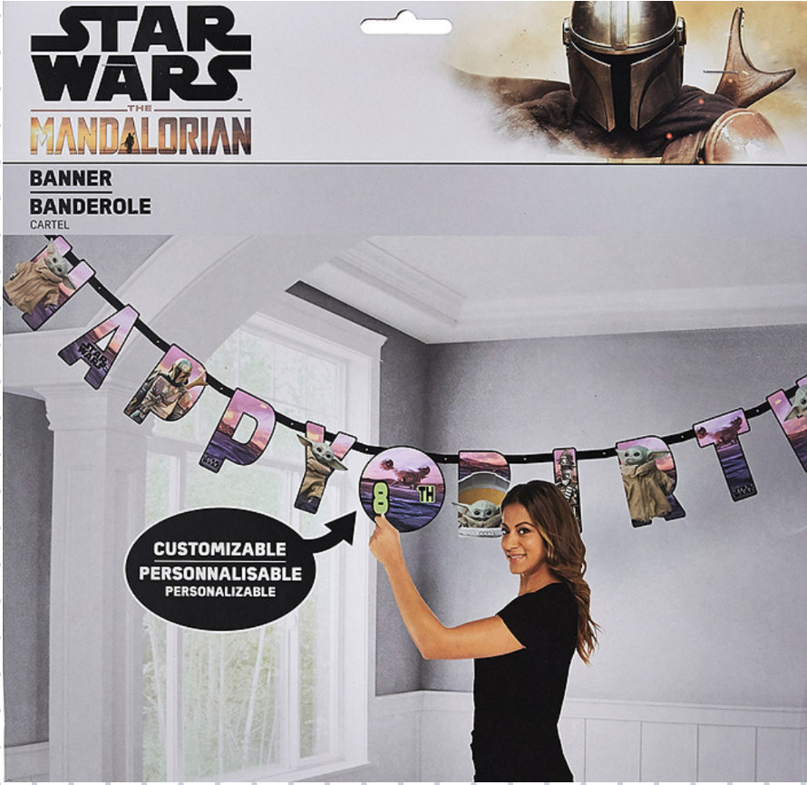 STAR WARS The Mandalorian Birthday Party Decorations – PICK & CHOOSE