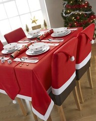 10 Christmas Chair Covers Dinner Table Santa Hat Home Decorations Ornaments Gift