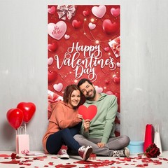 Valentine’s Day Door Hanging Decor Party Supplies for Front Door Indoor Outdoor
