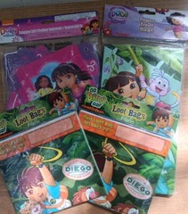 2012 Dora Explorer, Diego Party 3 Pkg. Bags &, Banner Happy Birthday 29 Pc.’s