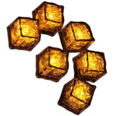 Set of 12 Functional LED Ice Cube Party Supply Water Activated Wine Decorations