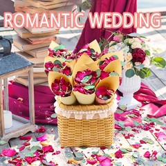 Dried Roses Eucalyptus Leaves Mix Petals 20 Cups Biodegradable Confetti