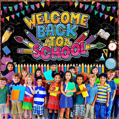 Welcome Back to School Banner, Multicolored, 72 X 43 Inch, Back to School Decora