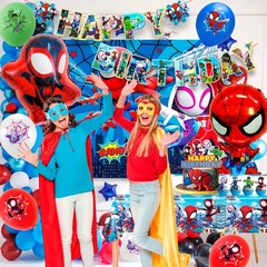 Marvel Spiderman and His Amazing Friends Birthday Party Decoration Boys Balloons