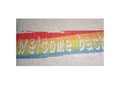 Large 9.8’ x 1.5’ Welcome Back Banner, Homecoming Party Decorations, Back to…