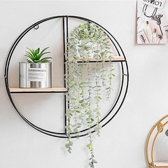 Decorative Hanging Plants for Shelf, Faux Ivy Eucalyptus Small, Light Green