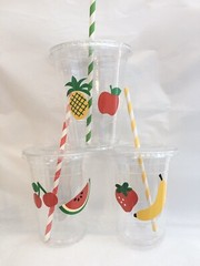 Fruit Party Cups Tutti Frutti Birthday Set/12 Fruits Two 2nd