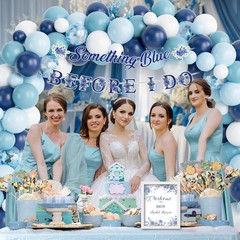 Something Blue Before I Do Bridal Shower Decorations, Blue Bachelorette Weddi…