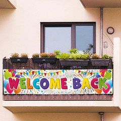 Welcome Back Banner – Welcome Home Decorations 6 X 1.3Ft – We Missed You Banner