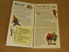 The KLUTZ Guide BIRTHDAY PARTIES FOR BOYS games tips schedule themes plan pirate