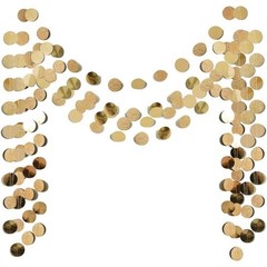 Glittery Paper Circle Dots Garland Party Decor Birthday Wedding Shower Event New