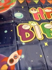 Amo-ng U-s Backdrop Imposters Video Game Theme Birthday Party Supplies