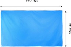 6 Pieces 3 x 5 Feet Flags Solid Color Blank Polyester for Garden Decoration