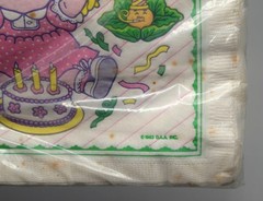 Vintage 80s Cabbage Patch Kids Birthday Party Supplies Decorations Lot Hats 1983