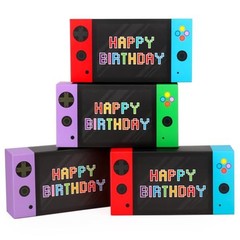 Party Decorations 16 Pack – Video Game Party Favor Boxes for Kids Boys 8-12 –