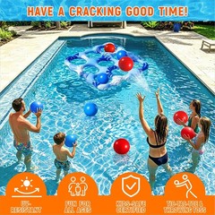 Inflatable Tic Tac Toe Pool Toys, Fun Swimming Pool Game, Floating Water Toy …