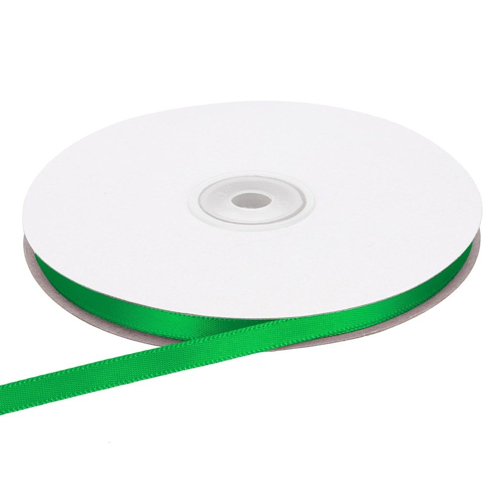 1/4 Inches x 50 Yards Satin Ribbon Roll Gift Wrapping Ribbon, Green