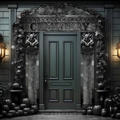 3 Pcs Halloween Cemetery Archway Halloween Cemetery Banners Gothic Outdoor Ba…