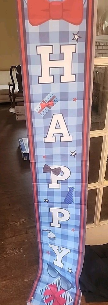 Happy Father’s Day Long Porch Banner Party Decoration 2 Piece Set