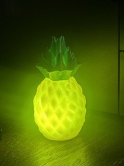 Pineapple LED Light Up Table Decor Plastic Party Tropical