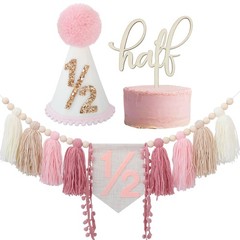 1/2 Birthday Decorations Half Way to One Baby Girl Decorations Half Birthday …