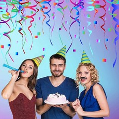 36 Pieces Fake Mustaches Beard, Self Adhesive Costume Accessories Novelty Mus…