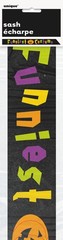 Halloween Costume Sash “Funniest Costume” Party Award Funny Dress Up Accessory