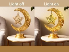 Ramadan Decorations – Moon & Star Lights for Home, Table & Kids Lanterns 2026