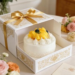 Fake Cake Dessert Artificial Chocolate with Cream Mango Cupcake Faux Food Model