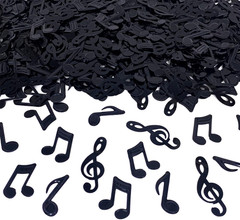 Confetti Musical Notes Confetti Black Musical Clef Cutout for Music Party Recept