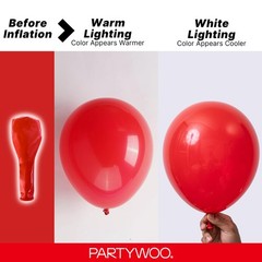 Red Balloons 85 pcs Different Sizes of 18 12 10 5 Inch Red Balloon Arch Kit G…