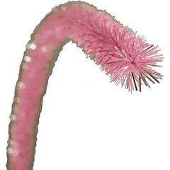 30FT Shiny Pink and Matte White Tinsel Garland Christmas Plastic Fringe Foil