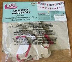 LOL Surprise Doll Party Supplies Birthday Banners & Balloons