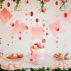 （48Pcs 156Inch） * 3 String Twinkle Little Star Party Garlands Glitter Hanging Mo