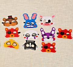 FNAF Five Nights At Freddy Birthday Decor Banner Tableware Toppers US Seller!