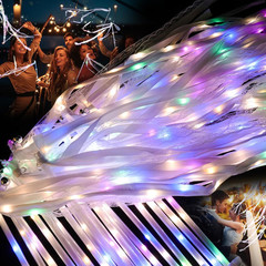 30 Light up Wedding Wands with Ribbons & Bells – LED Fairy Wands Streamers