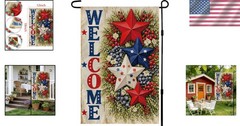 Durable 4th of July Garden Flag – Perfect for Outdoor Independence Day Display