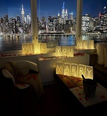 Luminary paper bags wedding proposal decorations “will you marry me?” light u…