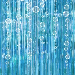 Pool Party Decorations Bubble Garland Mermaid Backdrop Under The Sea Ocean Theme