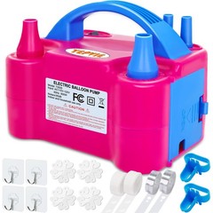 Electric Balloon Pump, Portable 2 Modes Balloon Blower Machine with 14 Balloo…