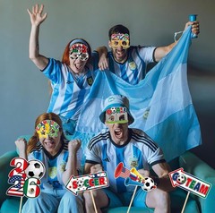 2026 World Cup Party Decorations Inflatable Soccer-Themed Birthday Party Phot…