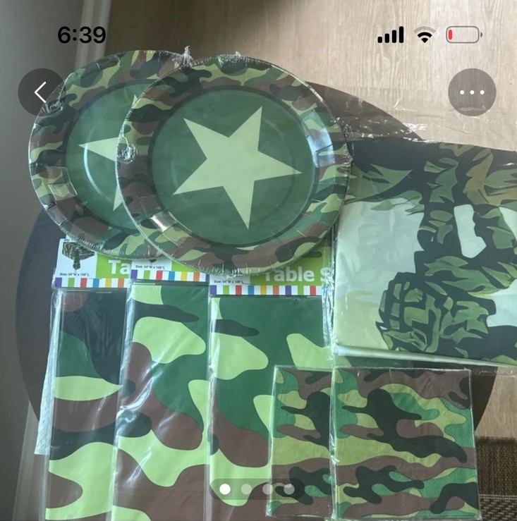 Camouflage/army Party Supplies