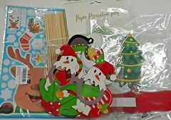 Christmas decorations. Centerpiece, banner, selfie props, shaped fans, Decals