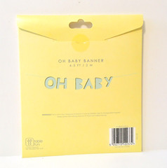 Baby Shower Banner by Table Fun – Oh Baby – 6.5 ft.