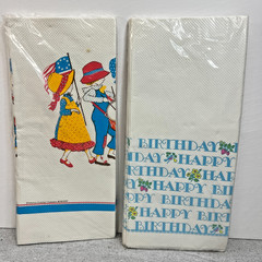 Vintage Sealed American Greetings Holly Hobbie /Happy Birthday Paper Tablecloth
