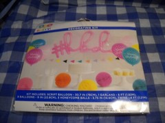 Happy Birthday 16 Piece Decorating Kit For Celebration. New